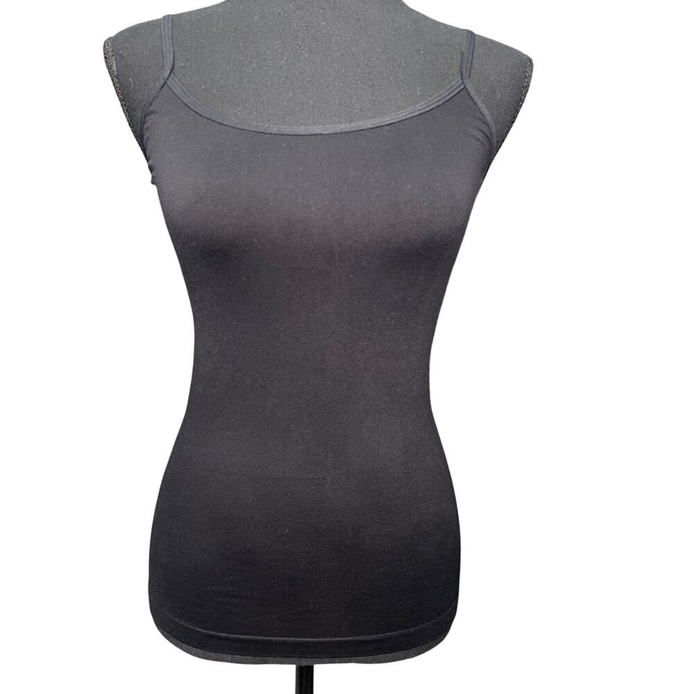 Free People Intimately Cami Tanks 2 Pack Women M/L Black Seamless Strap Stretch